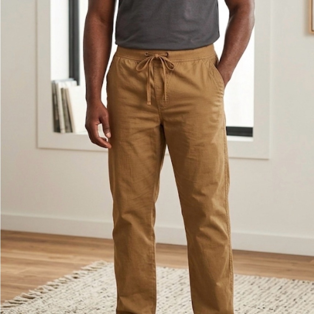 GAP Men's Casual Drawstring Cotton Linen Pants. Size XL. New w tags
